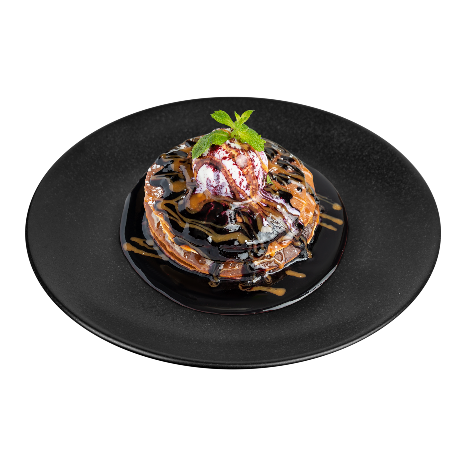 Панкейки з морозивом